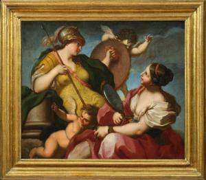 Antonio Balestra (Verona, 1666 – 1740) - Allegory of Fortitude and Truth